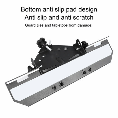 Cut Through Ceramic Like Butter Using This Heavy Duty 45 Degree Tile Chamfering Jig Fits 115 125mm Grinders Desktop Stone Polisher Guide For Slick Clean Bevels On All Projects, showcasing anti-slip pad design.