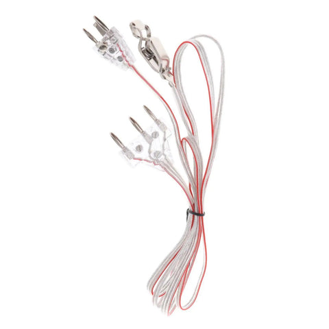 Universal Epee Fencing Body Cord With 3 Pin Plug Bend Protection Pro Grade Build Tough And Flexible Conductive Thread Cable