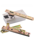 Heavy Duty Pivot Hinges For Doors, invisible hidden door hinge parts with metal trim for reliable performance on wood doors.