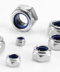 135 Pack Nylon Insert Lock Nuts 304 Stainless Steel A2 70 Vibration Proof Locking For Automotive And Machinery SAE And Metric