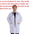 Unisex Scientist Doctor Costume Kit With White Lab Coat, Stethoscope, And Accessories For Halloween on model.