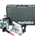 Built Like A Tank Workhorse Wall Chaser Featuring Adjustable 10 To 40 mm Cutting Depth And Wide Groove Options For Quick Electrical Wire Routing With Rugged Die Cast Housing And Carry Case