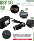 No Fuss Plug And Play AC To DC Converter And Car Cigarette Lighter Adapter for low power devices like GPS and FM radios.