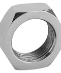Stainless Jam Nut Eleven Sixteenth Inch 18 LH NF Fine Thread For Spherical Rod Ends Tie Rods And Connectors Left Hand Thread Automotive Fastener For Strong Secure Fits, stainless steel hex jam nut