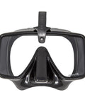 Galileo HUD Frameless Diving Mask With Integrated HUD Adapter For Hands Free Computer Data Rectangular Single Lens