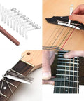 Complete 72Pc Guitar Tool Kit For Pros Includes Strings, Picks, Bridge Pins, fret crowning files, gauge, bridge saddles