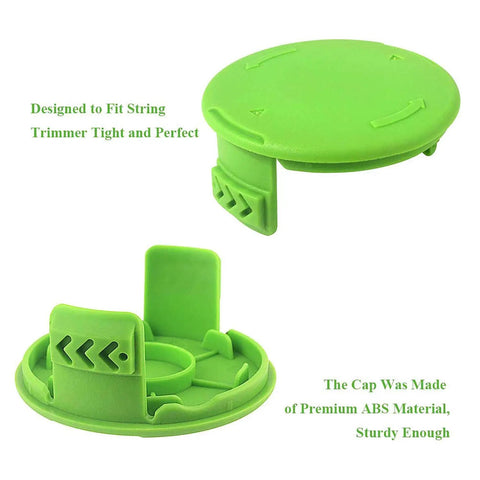 Greenworks spool cap replacement, ABS material, fits Weed Eater Spools Replacement For Greenworks Trimmers 20V 24V 40V Auto Feed Edger