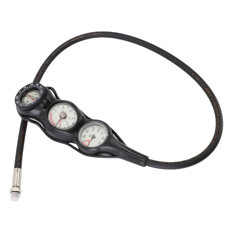 Straight Up Game Changing Self Stirring Heated Coffee Mug With Three Temp Settings For Smooth Sipping On The Go Portable Stainless Steel Electric Mixing Cup For Travel Coffee Tea Cocoa Zero Fuss Vibes showing gauges and hose.