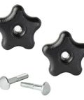 Two Pack Handle Knobs With Screws Bolts And Washers Replacement Kit For Snow Blowers And Lawn Mowers Compatible With Models 92 2260 106 4161