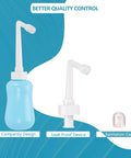 Postpartum Peri Bottle For Gentle Perineal Cleansing And Comfort, 12.7 Oz, Blue, Leak-Proof Design shown with sanitation cap