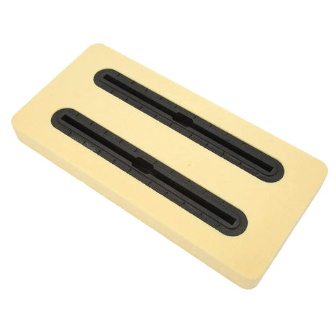 Hydrofoil PVC Foam Box Stable Lightweight Track Box For Surf Foil Holder Accessories, top view showing track slots