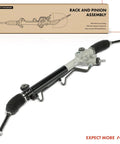 Toyota Sienna Hydraulic Power Steering Rack And Pinion With Inner Tie Rods And Dust Boots For Left Hand Drive Only 2004 2006 3.3L And 2007 2010 3.5L Replacement, front view