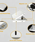 Image showing Dead Simple Push To Open Access Panel For Drywall And Ceiling Rust Resistant Waterproof Wall Hole Cover Plate with hinge and magnetic lock.