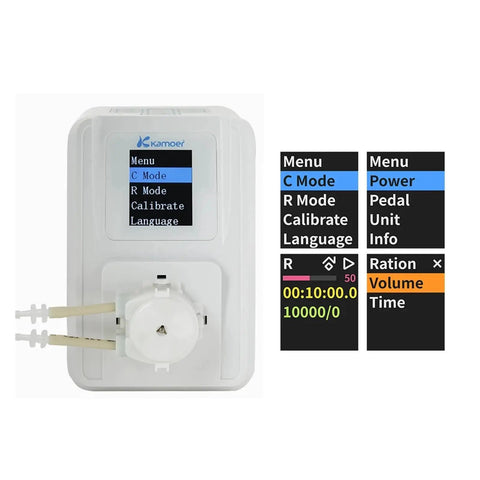 M1-DC 33ml Min 12V Adjustable Peristaltic Dosing Pump With LCD Screen High Precision DC Motor For Lab Or Aquarium Reliable And Robust Build Quality For Continuous Flow Applications