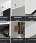Universal Ev Charger Protective Cover Outdoor Weatherproof Electric Vehicle Charging Station Enclosure features screw fastening and sealing design.