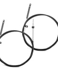 Outboard Throttle And Shift Control Cable Kit 10 Foot 2 Pack Fits Mariner Mercury Mercruiser Force Engines Visible Cables