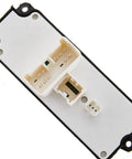 Back view of Power Window Switch For 2004 2005 2006 2007 2008 2009 Mazda 3 And 2009 Mazda 3 Sport Driver Side Front Left with connectors