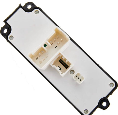 Back view of Power Window Switch For 2004 2005 2006 2007 2008 2009 Mazda 3 And 2009 Mazda 3 Sport Driver Side Front Left with connectors