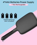 Battery compartment of Lighted Handheld Mirror With Three Color Temperature And Dimmable Lights For On The Go Makeup Hair Styling