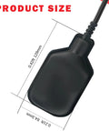 IP68 Waterproof Heavy Duty Vertical Float Switch With Counterweight For Septic Tanks Sewage Basins And Water Tanks Liquid Level Sensor With Automatic Water Supply And Drainage Control 13 Foot Cable 0 To 65 Celsius Temperature Range 4A, 129mm size