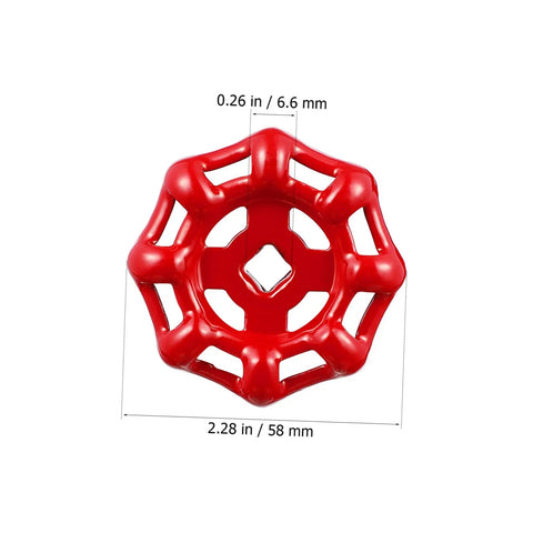 Red cast wheel handle for 10 Pack Cast Wheel Handles For Water Valves With Flat Bottom Design Heavy Duty Gate Hand Wheel Smooth Polished