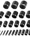 25 Piece Leather Circle Cutter Tool Set With 0.04 to 0.98 Inch Round Hole Dies For Fabric And Clay Includes Storage Box Pro DIY Crafting Kit