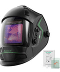 Large Viewing Hemispherical Welding Helmet With True Color Auto Darkening Four Arc Sensors Wide Shade For TIG MIG ARC Plasma