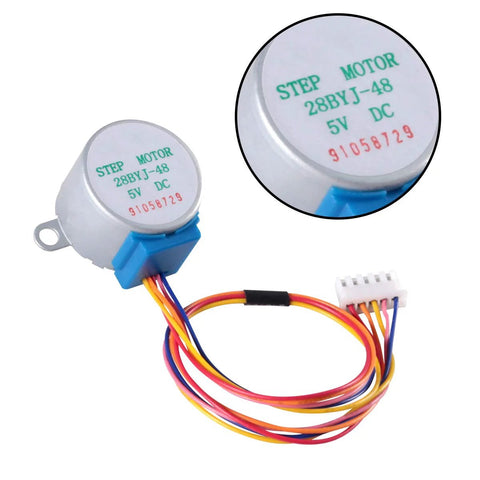 6 pcs 5V 28BYJ-48 stepper motors with ULN2003 driver boards and connector cables