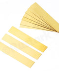 10 Piece Brass Strip Assortment Kit With Handy Brass Shim Sheets For Metalworking And DIY Projects, 1 Inch Wide By 5.9 Inch Long, 0.004 Inch Thick, Durable And Reliable Shims.