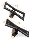 Heavy Duty Aluminum Dovetail Marker Guide Two Pack Delivers Bang For Buck Precision For Crisp Joint Assembly And Hardcore Diy Woodshop Builds With Dead On Scales, showing precise angle markings.