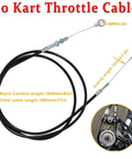 Brake And Throttle Pedal Kit With 71 Inch Cable And 270mm Steering Wheel for Go Karts and Drift Trikes cable