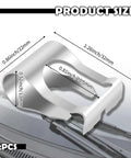 Heavy Duty Windshield Wiper Linkage Clip Set Keeps Linkage From Popping Off Universal Wiper Assembly Clip For Most Cars Durable Car Accessories Easy Install 2 Pack, 1.26x0.86x0.52 in