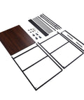 Built Tough Heavy Duty Rolling Workbench Cart With Filament Spool Rack And Solid Beech Top supports parts and assembly components.