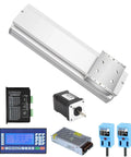 Heavy Hitter Dustproof Enclosed Linear Guide Electric Slide Table With Precision XY Stage And 1605 Ball Screw Actuator components including motor and driver.