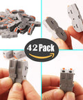 Plug And Play Lever Nut Connector Kit For Quick Wire Splicing One To One Terminal Blocks 42 Pack, detailed view.