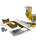 Water Inlet Valve Replacement For Commercial Ice Machines 115V 000009123 Easy Install No Hassle Leaks Fixed Restores Steady Water Flow And Consistently Perfect Ice Cubes In High Demand Environments, yellow valve with mounting kit