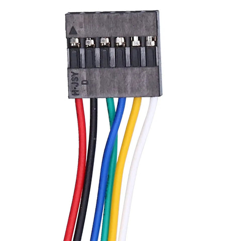 Connector wires for DC Geared Motor With Encoder Feedback For DIY Robotics And Smart Car Builds Adjustable Speed And CW CCW Rotation