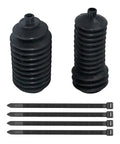 Two Pack Steering Rack Boot Kit For Ranger RZR 400 500 570 700 800 900 1000 UTVs Replaces 5412012 5412013 with zip ties