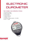 Digital Durometer Shore A Scale 0 To 100 HSA with LED Display and three-button control, auto hold feature visible.
