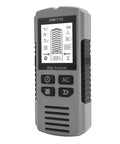 WALFRONT Wall Scanner Stud Finder with LCD Display, Detects Metal Wood, gray handheld device with buttons and screen.
