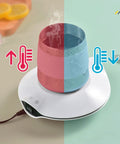 Solid Desk Companion Electric Beverage Warmer Keeps Your Morning Brew Piping Hot With Dead Simple USB Powered Convenience.
