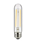 LED Filament T10 Tubular Light Bulb 2 Watt Equivalent 160 Lumen Dimmable E26 Base Soft White 2700K Edison Style Energy Saving