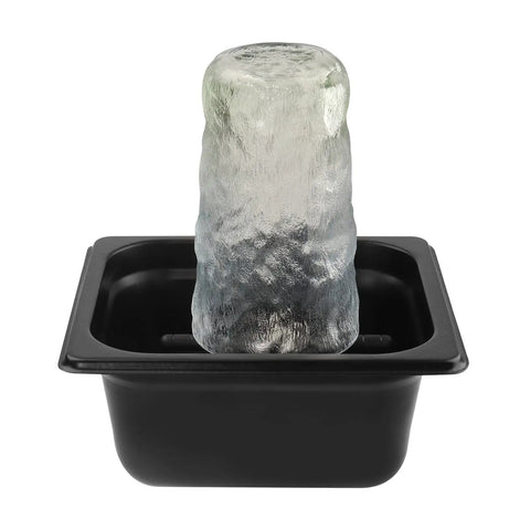 Bar Ready Cup Rinser For Coffee Shops And Home Bar Use Black Glass Pitcher Rinser That Cleans In 1-3 Seconds No Power Needed