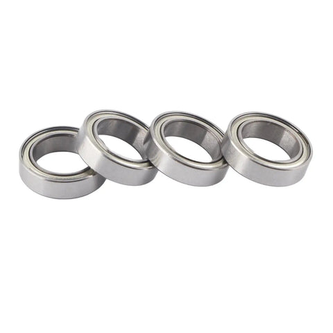 Beefed Up High Performance Stainless Steel RC Ball Bearing Kit For 3S One Tenth Scale RC Cars And Crawlers Precision Replacement For Smooth Acceleration Low Friction Durable Build Easy Install, four stainless steel bearings