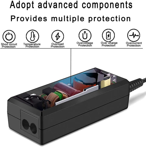 12V 5 Amp Replacement Telescope Power Adapter 18780 shown with advanced protection components and features.