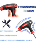 Close-up of 5mm and 6mm Bike Hex Allen Key Wrench Set 4 5 6mm T-Handle with ball end and soft grip.