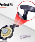 Pull Start Recoil Starter With Spark Plug For 97cc 2.8HP Mini Bikes And Go Karts showing handle and cord details