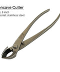 Concave cutter from the Six Piece Bonsai Tool Set With Knob Cutter Trunk Splitter Concave Cutter Wire Cutter Jin Pliers And Bonsai Scissors