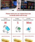 Car fuse sizes guide with 12V Add A Circuit Fuse Tap Adapter For Car Cigarette Lighter With 3.3 Ft 1 m 18 AWG Cable And Fuse Holder Easy Install Power Tap For Upgrading Your Ride Electrical System.