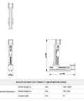 Specifications for Kickass Xy Linear Motion Stage Featuring 500Mm X And 300Mm Y Stroke Ball Screw Guide Table.